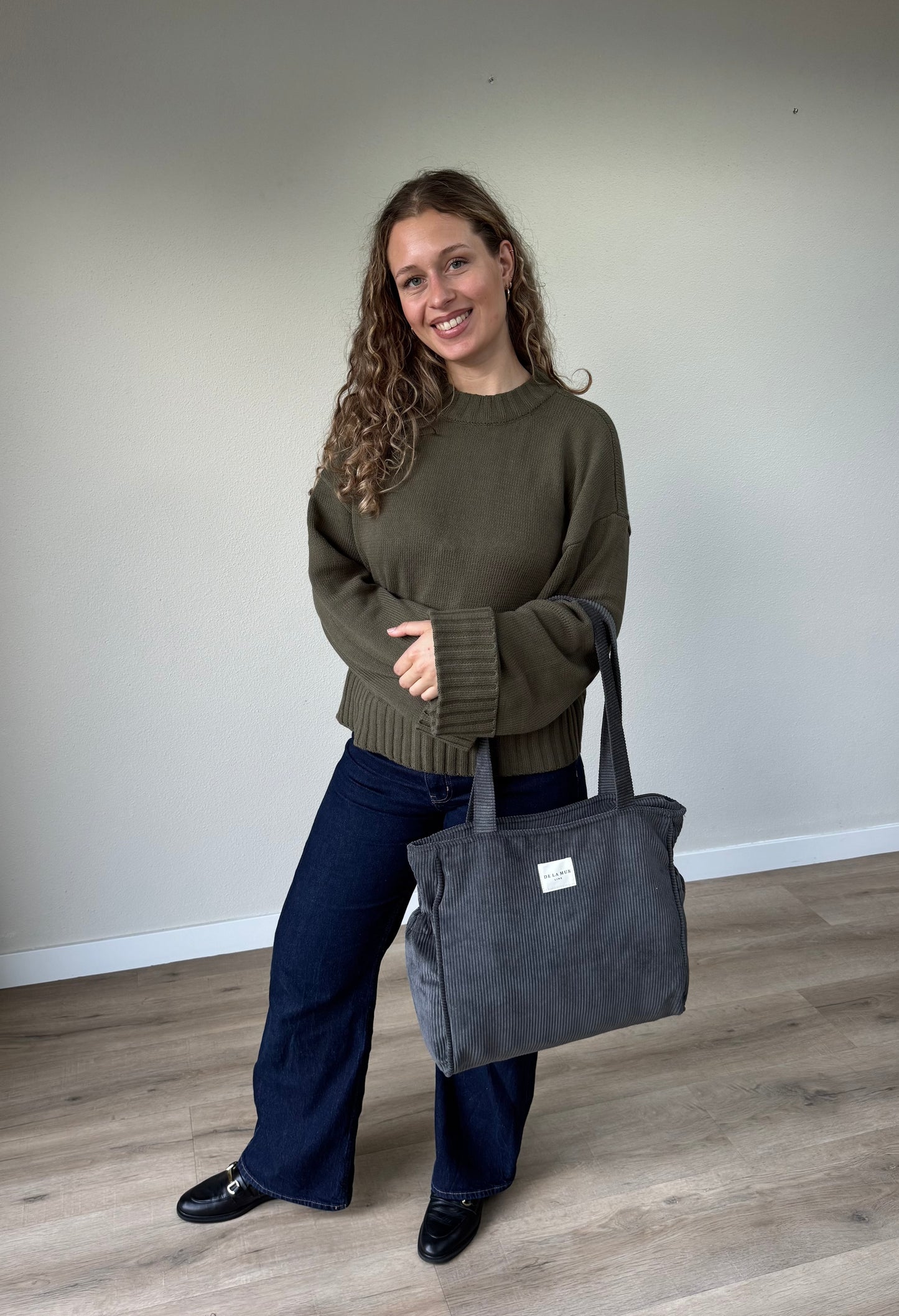 Shopper met rits Rib BONI