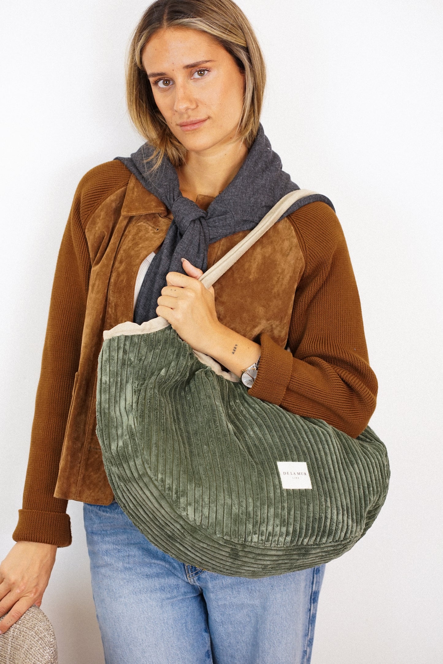 Ronde shopper met rits MUSGO