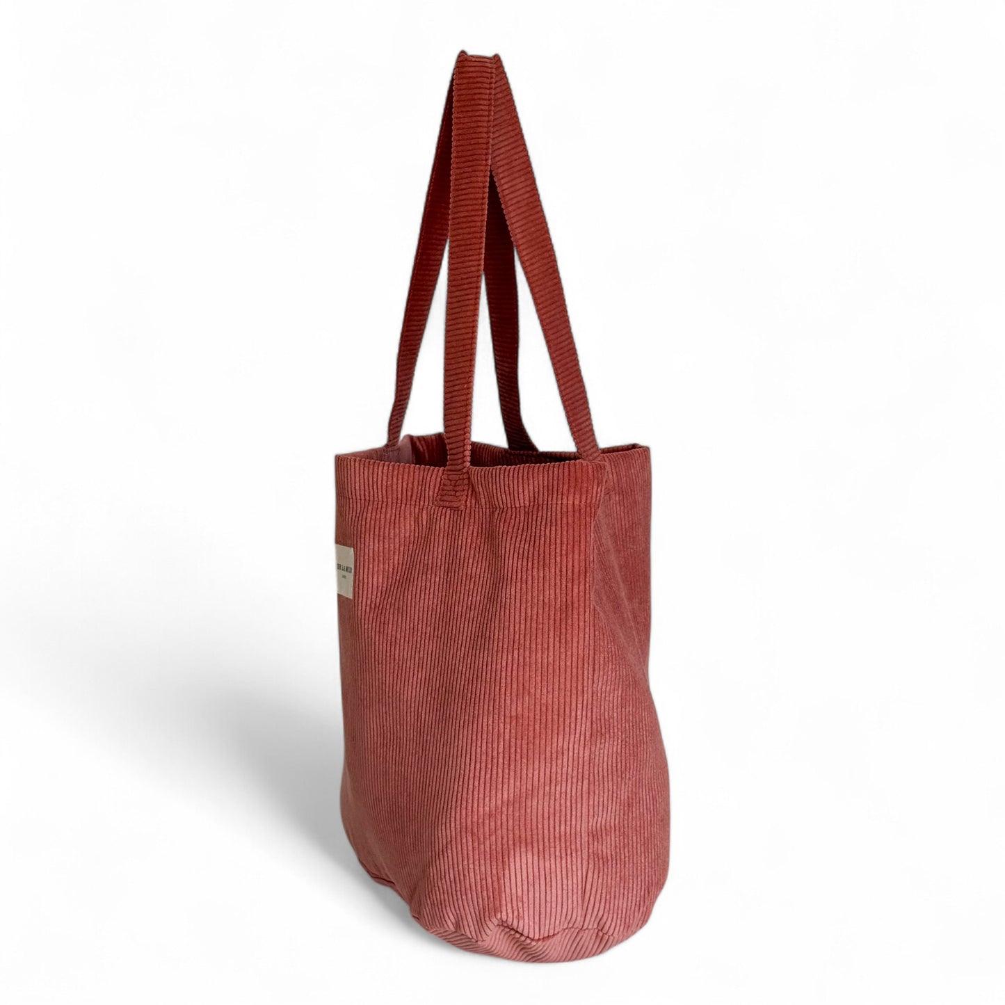 Schoudertas Shopper Rib CORAL