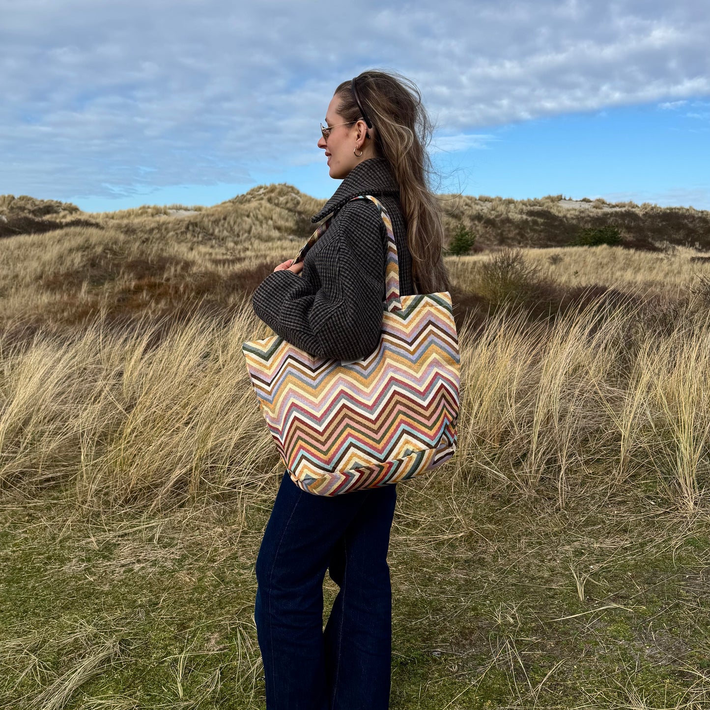 Grote Shopper met rits ZAGA