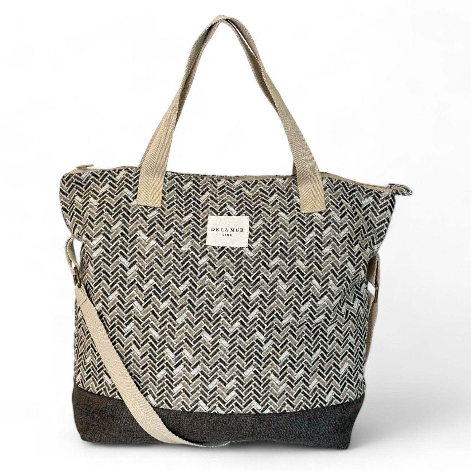 Shopper met rits De La Mur Line BURE