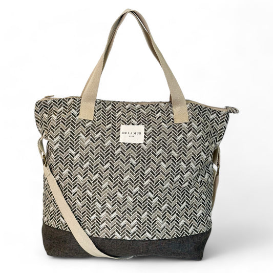 Shopper met rits De La Mur Line BURE