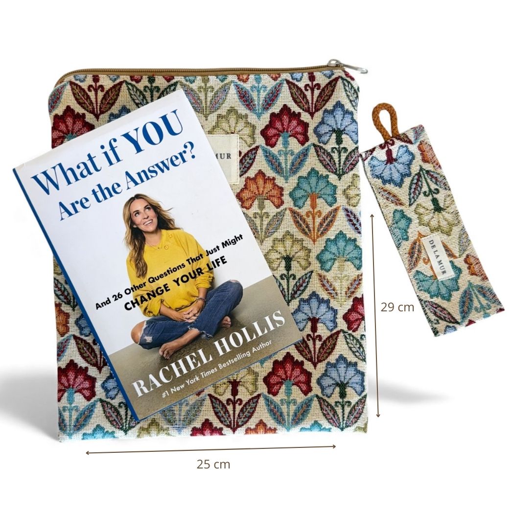 Boekcover met Boekenlegger FLORA