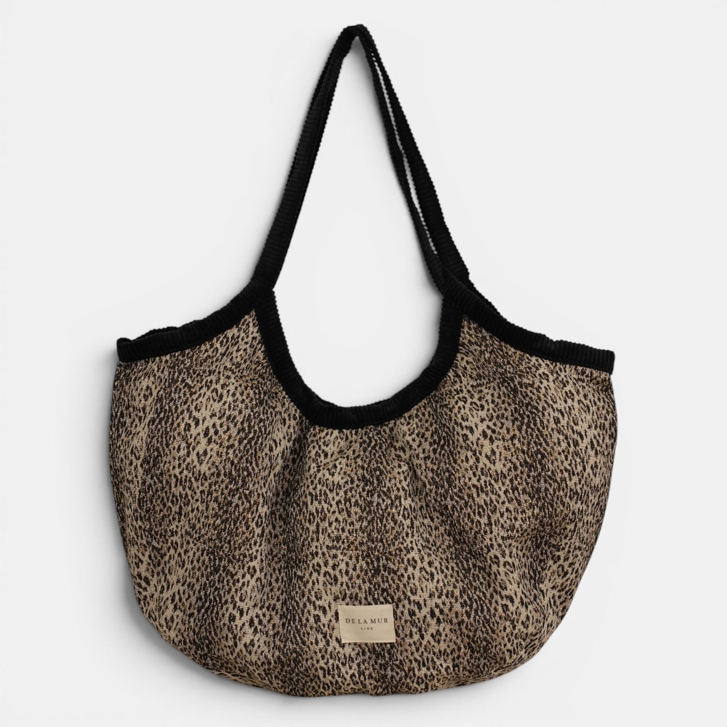 Ronde shopper met rits LEO