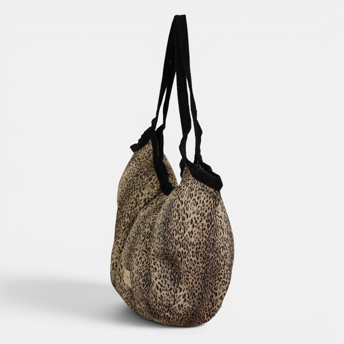 Ronde shopper met rits LEO
