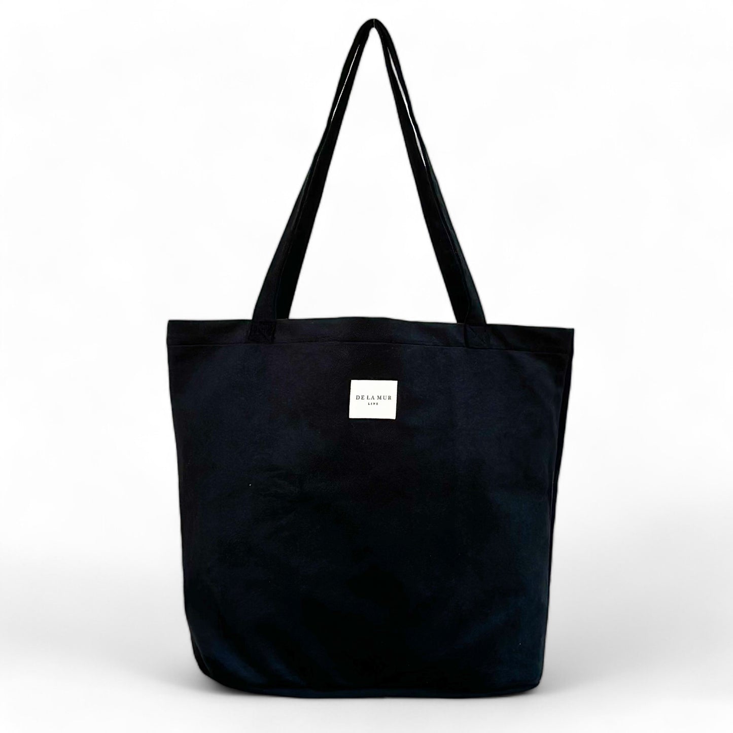 Mom Bag Shopper velvet zwart