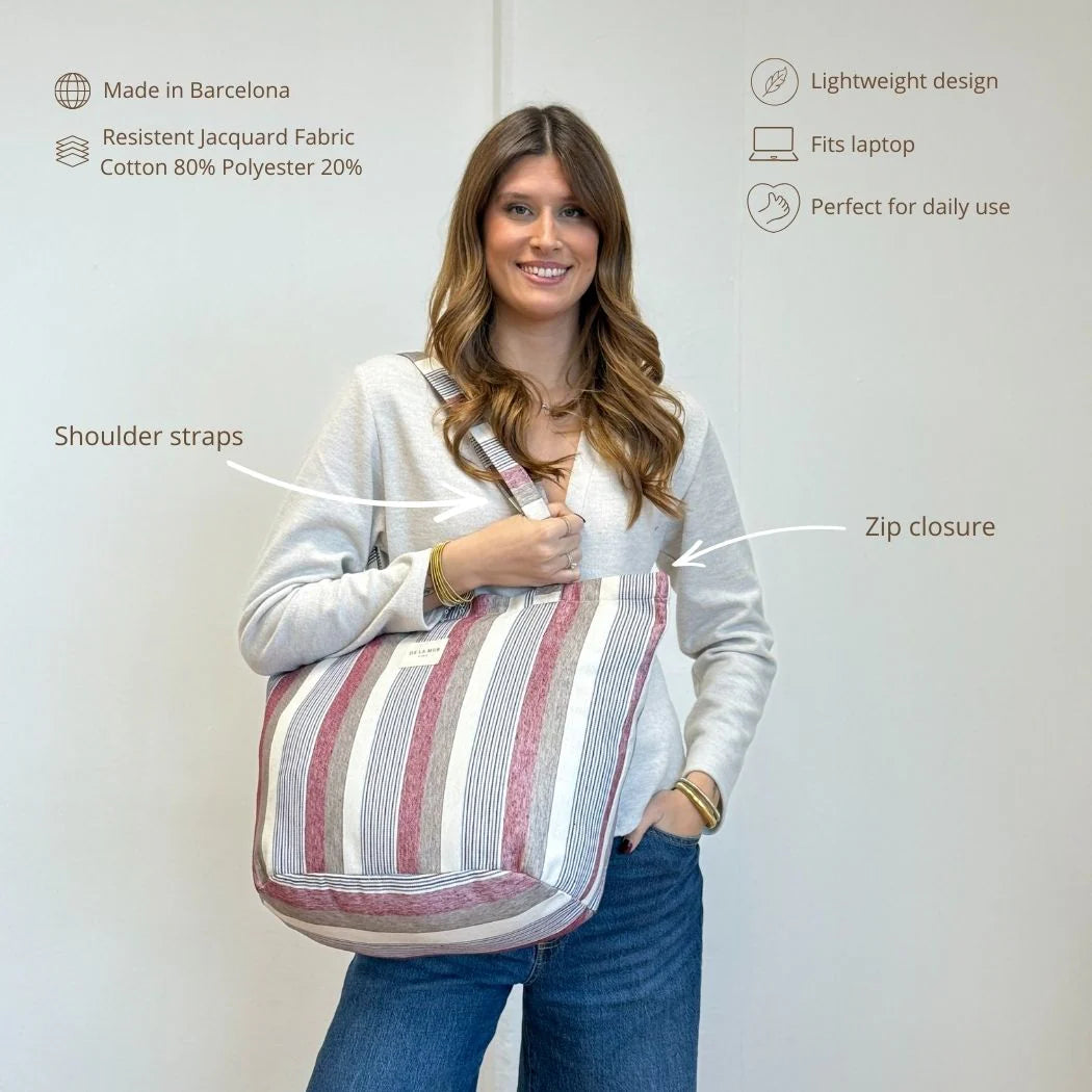 Grote Shopper met rits BOSQUE