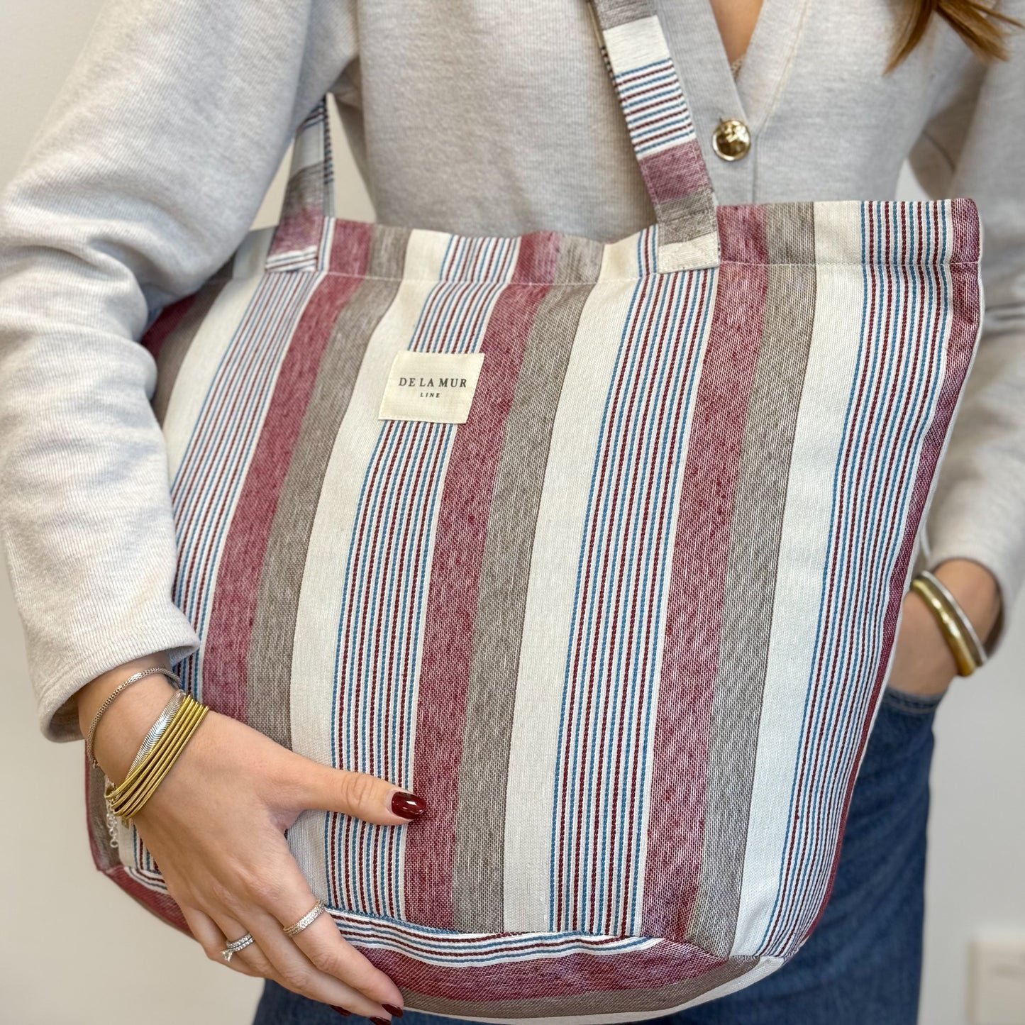 Grote Shopper met rits BOSQUE
