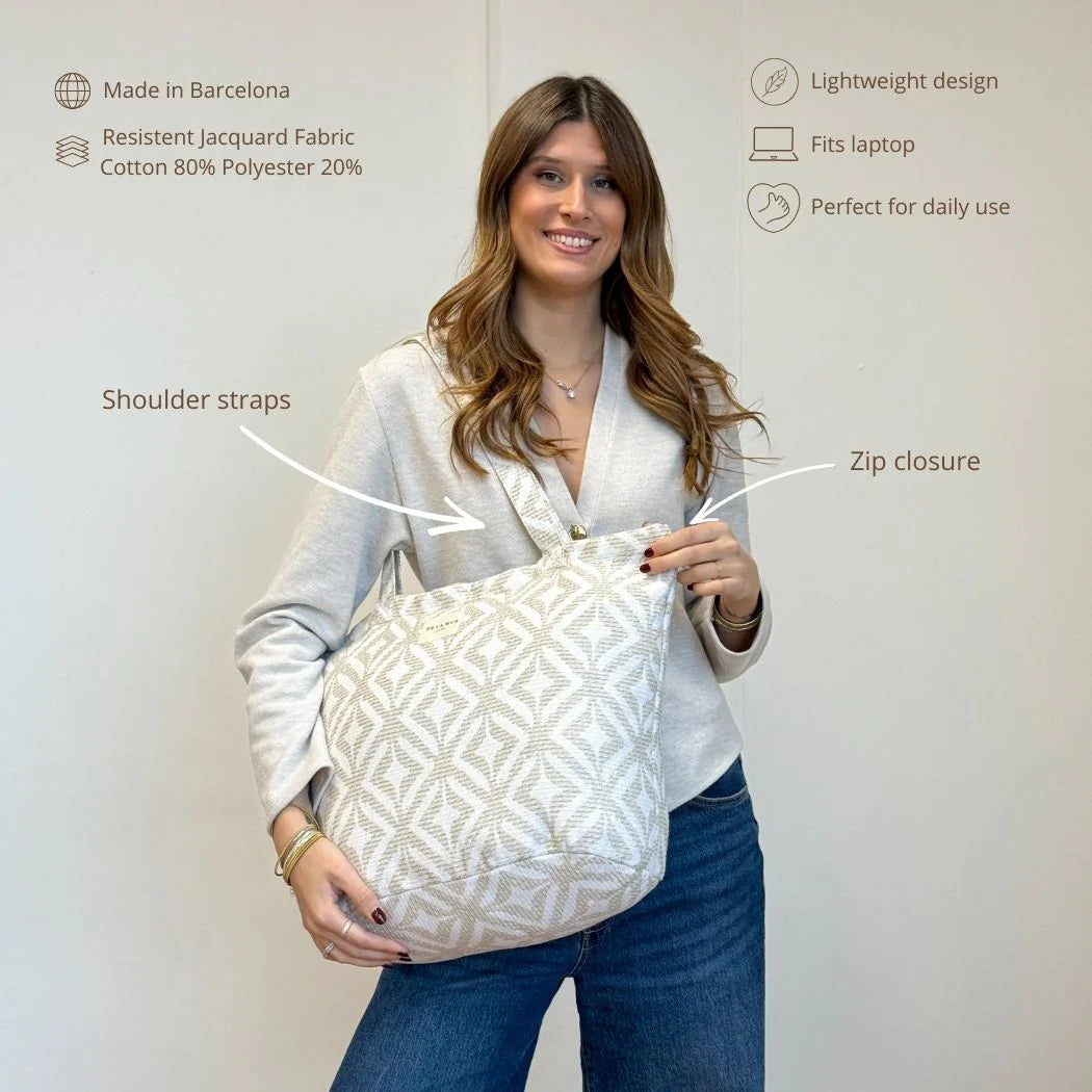 Grote Shopper met rits CAMPO