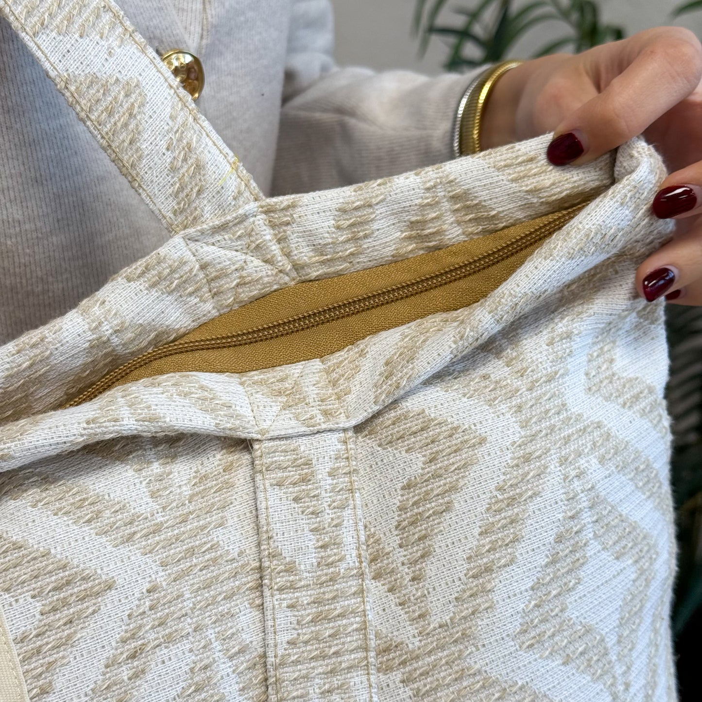 Grote Shopper met rits CAMPO