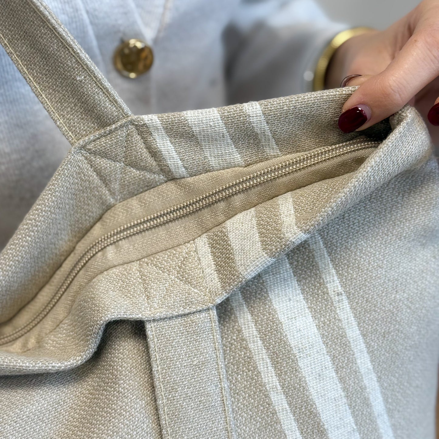 Grote Shopper met rits CARRE