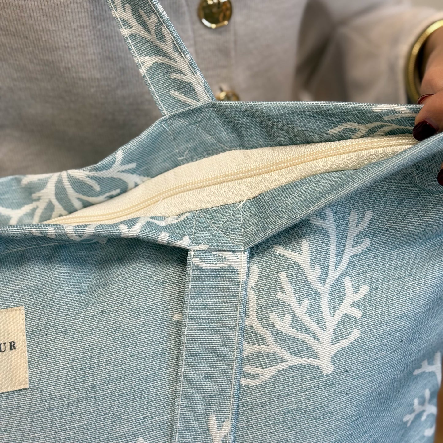 Grote Shopper met rits FONS