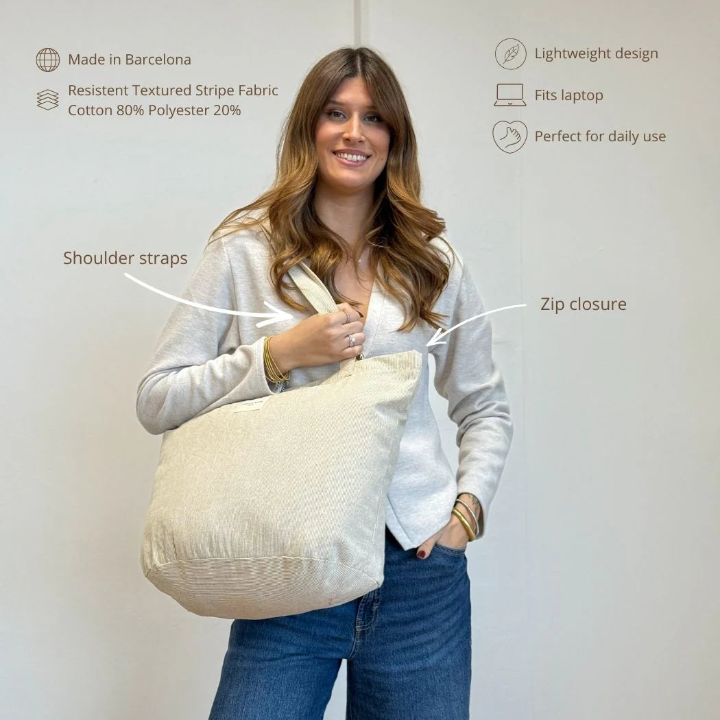 Grote Shopper met rits FOZ