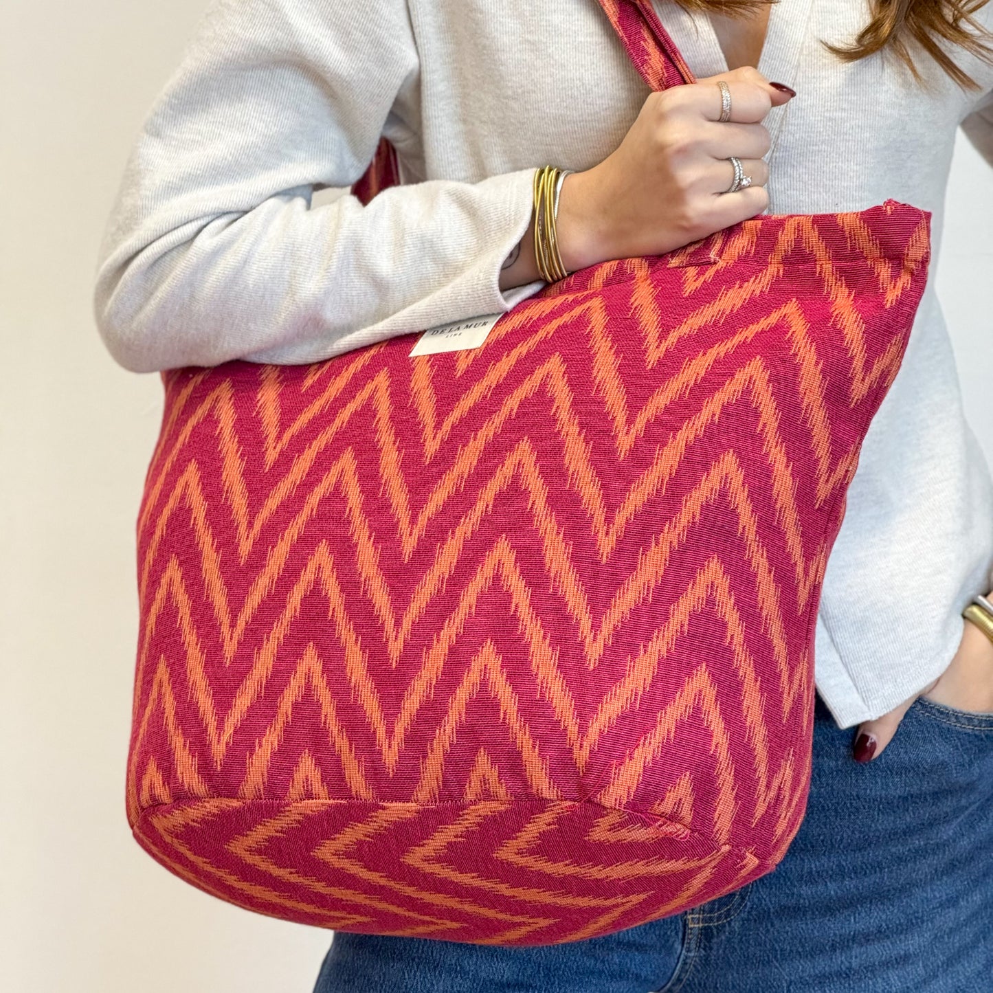 Grote Shopper met rits FUEGO