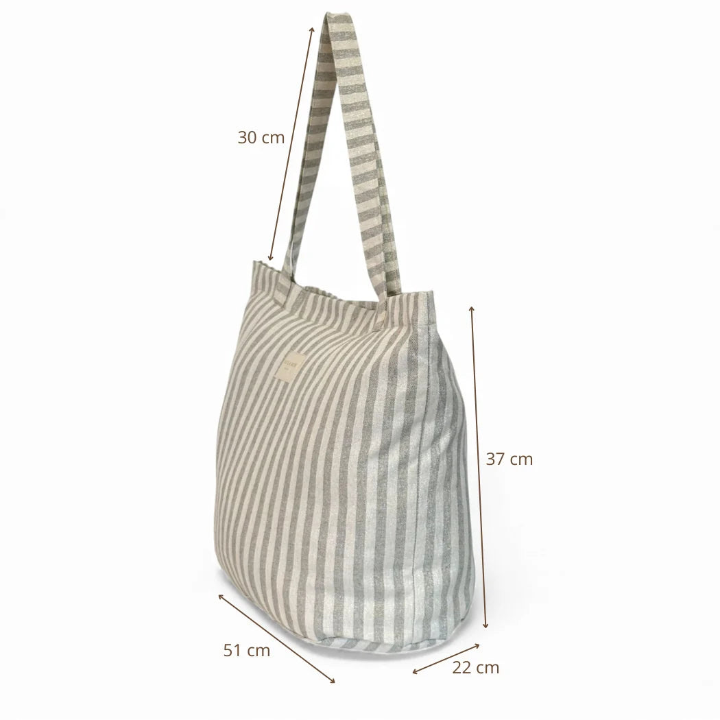 Grote Shopper met rits LUGRIS