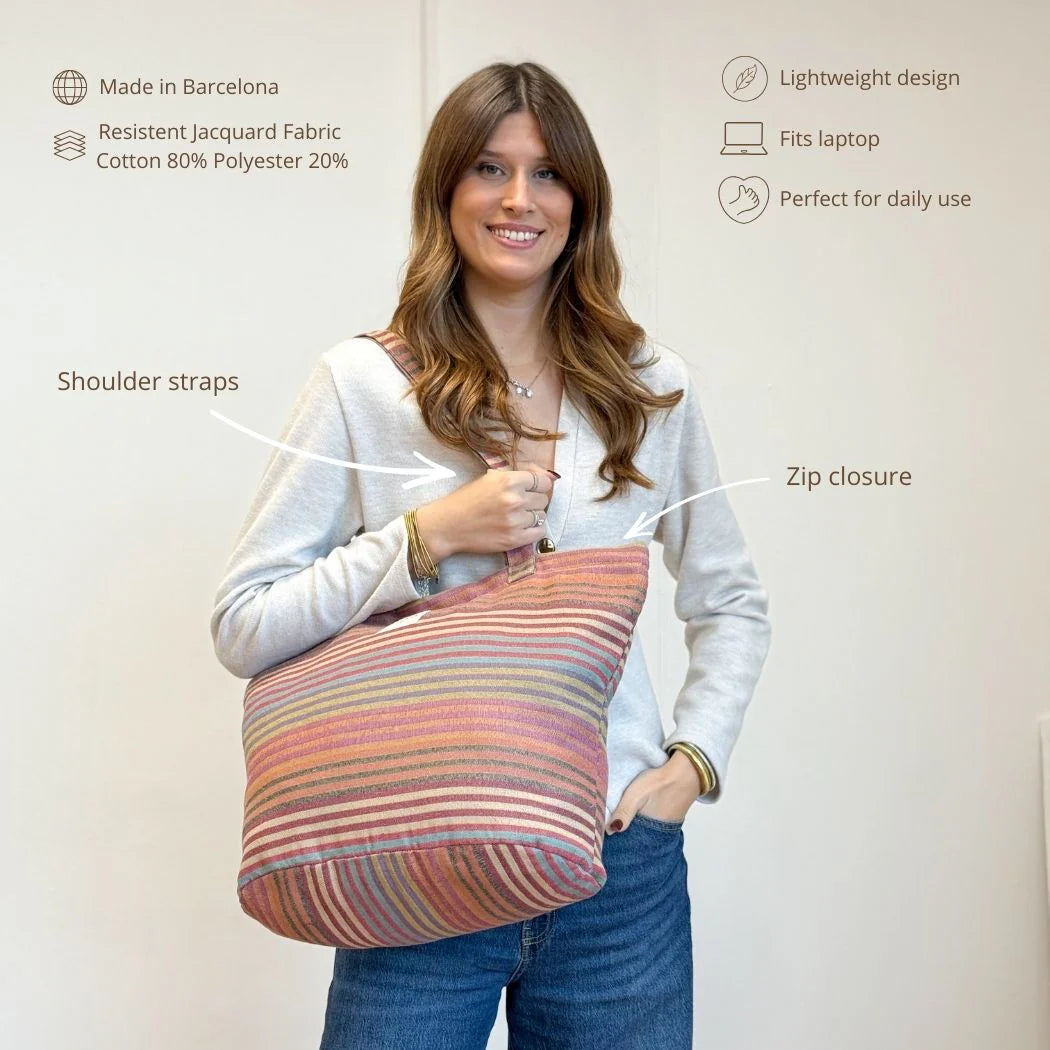 Grote Shopper met rits MARIA