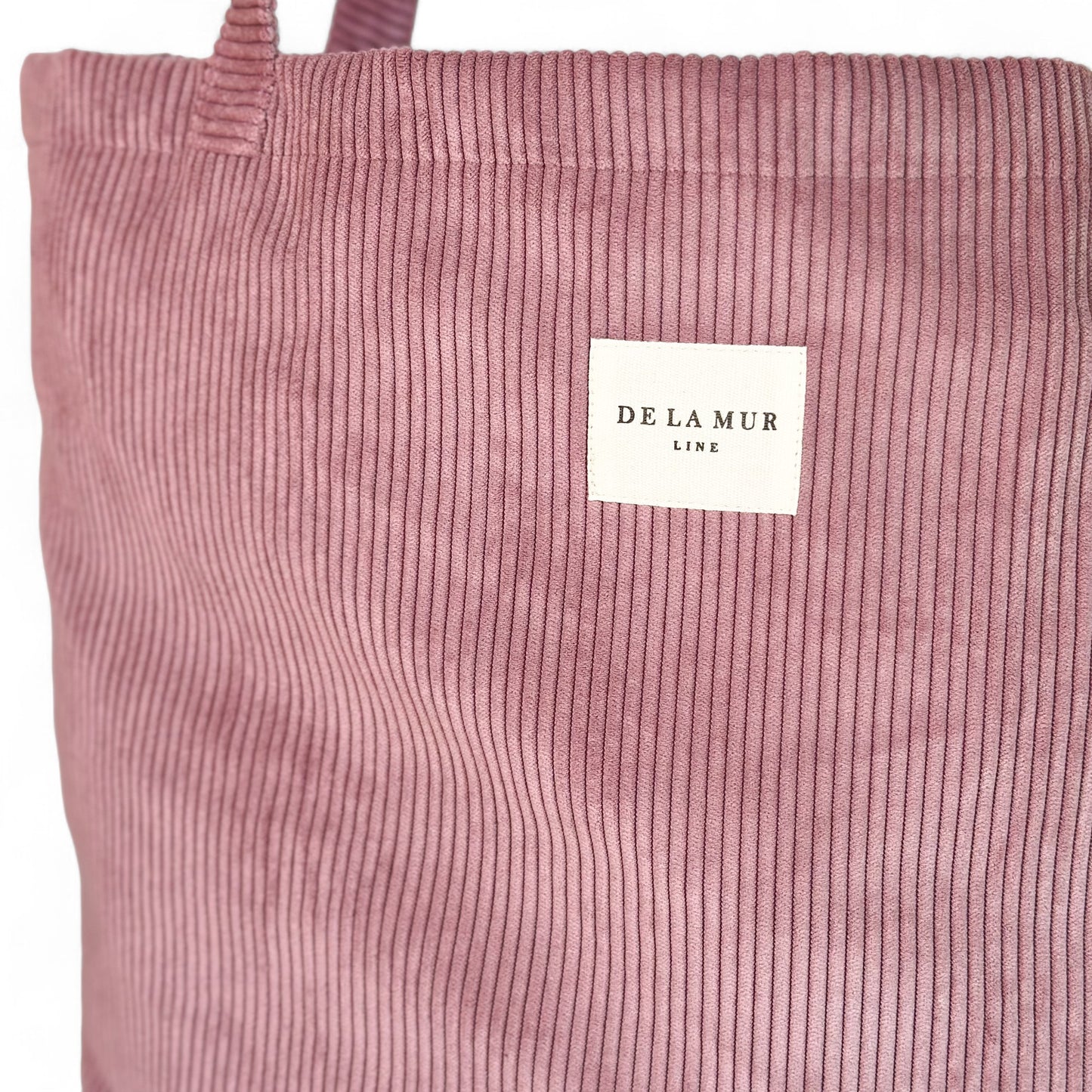 Mom Bag Shopper ribstof roze