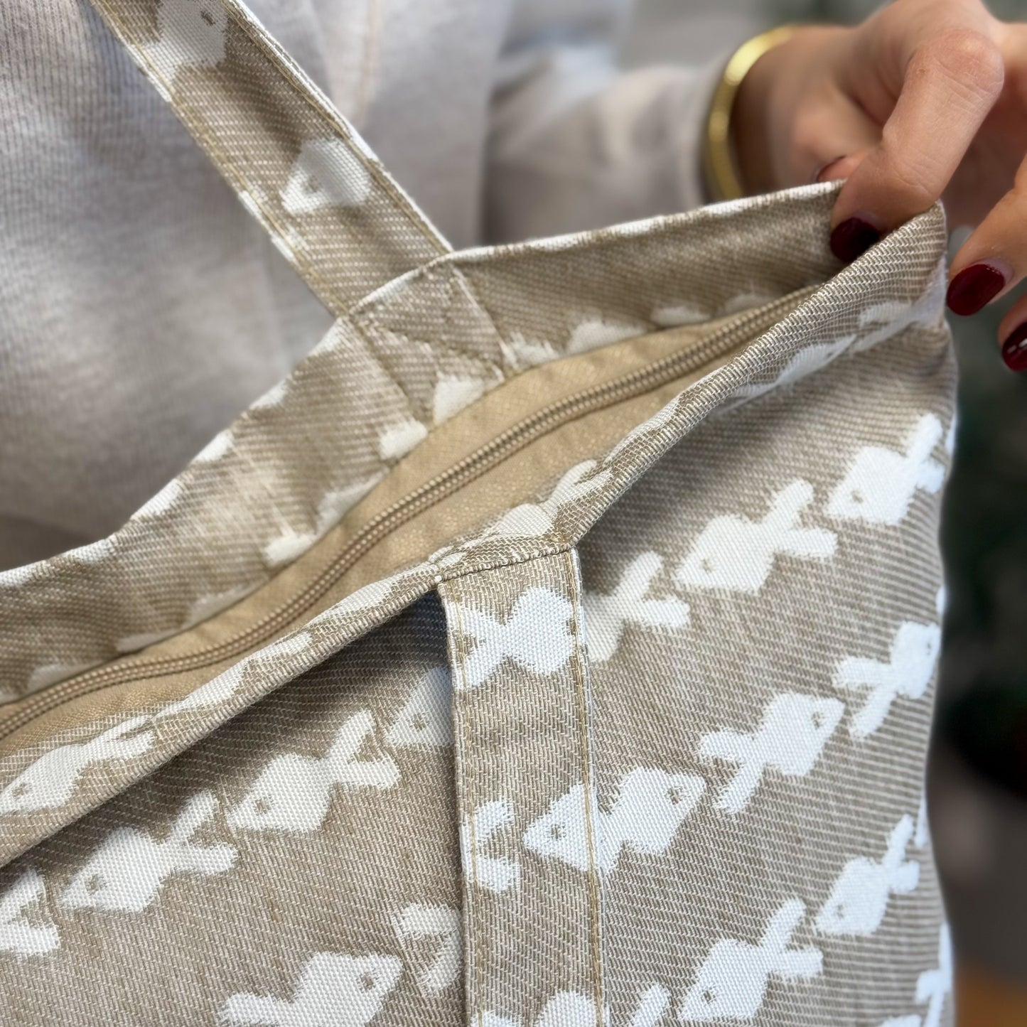 Grote Shopper met rits PESC