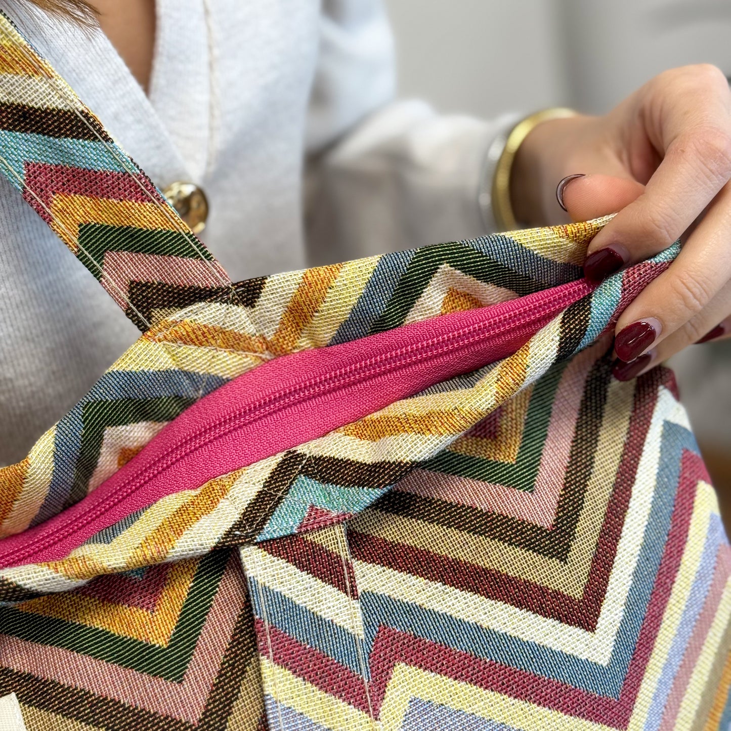 Grote Shopper met rits ZAGA