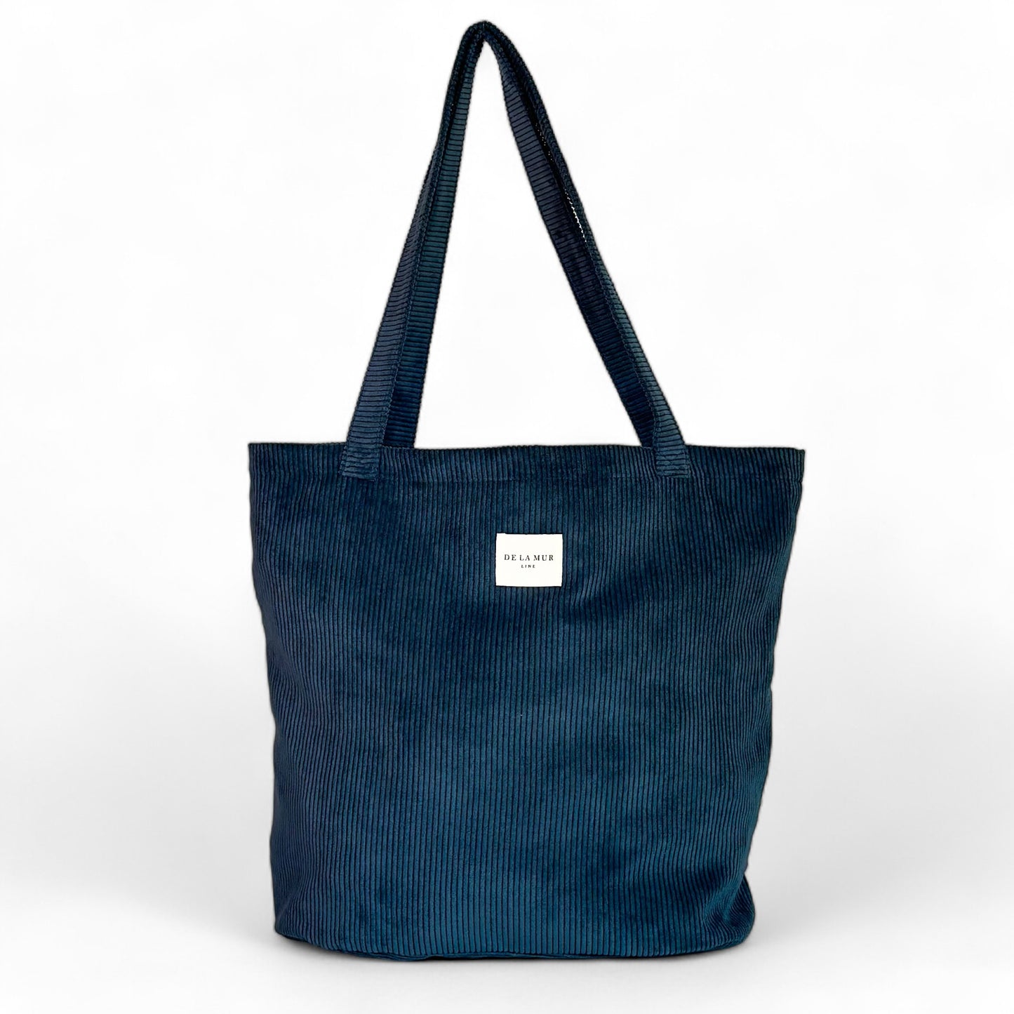 Mom Bag Shopper ribstof blauw