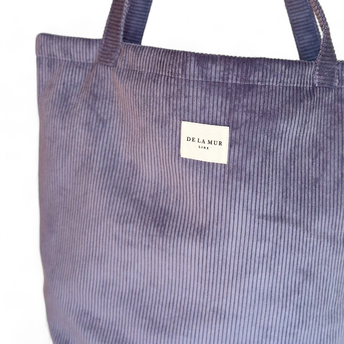 Mom Bag Shopper ribstof paars