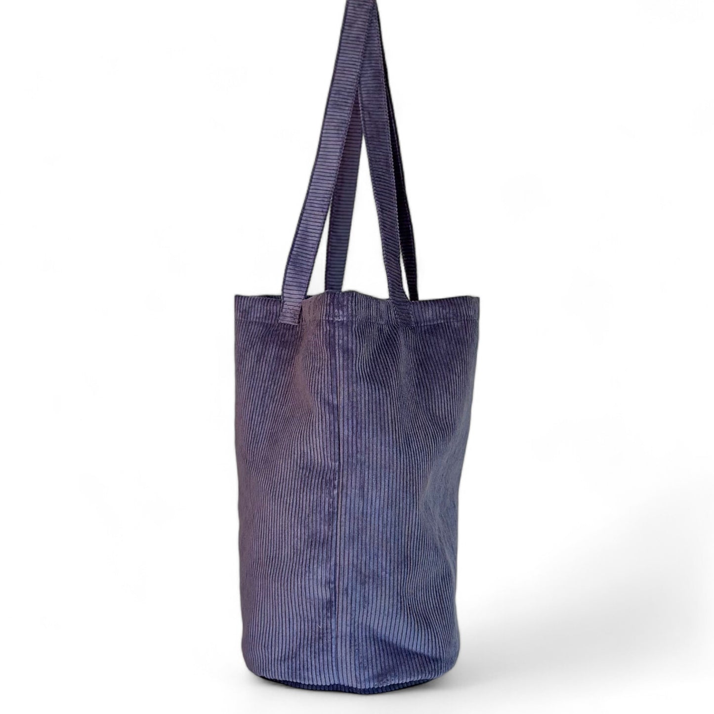 Mom Bag Shopper ribstof paars