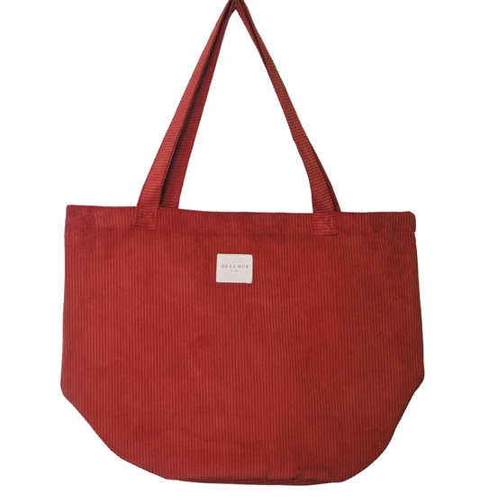 Grote Shopper De La Mur Line Rib RED