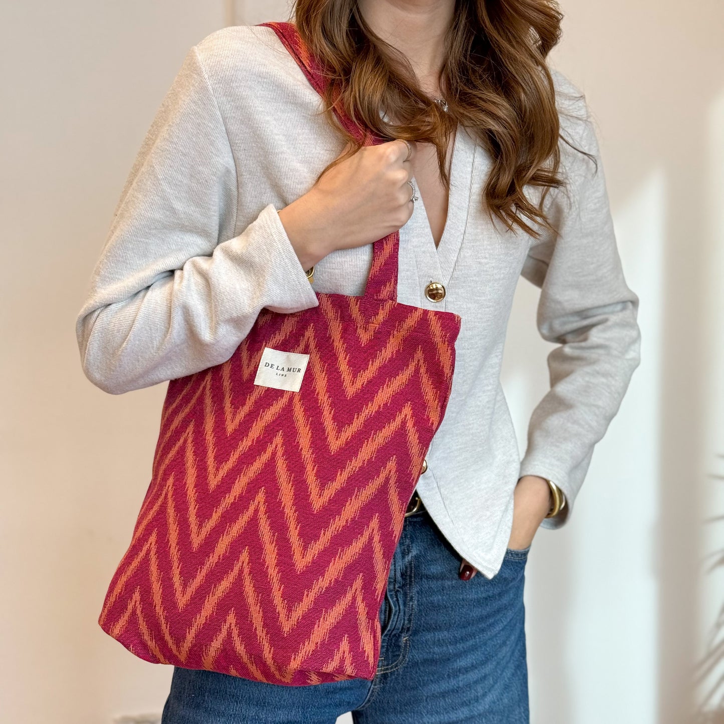 Tote Bag met rits FUEGO