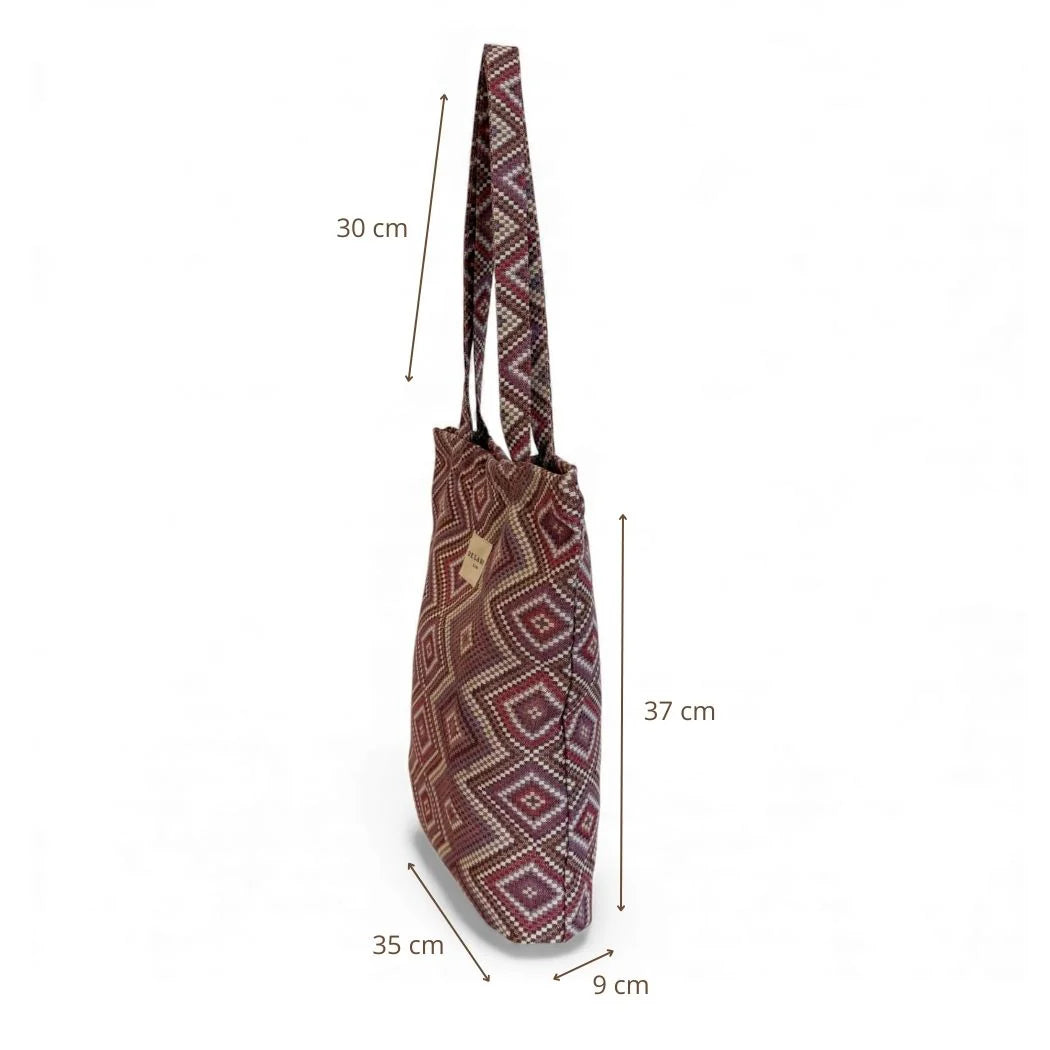 Tote Bag met rits ONDA