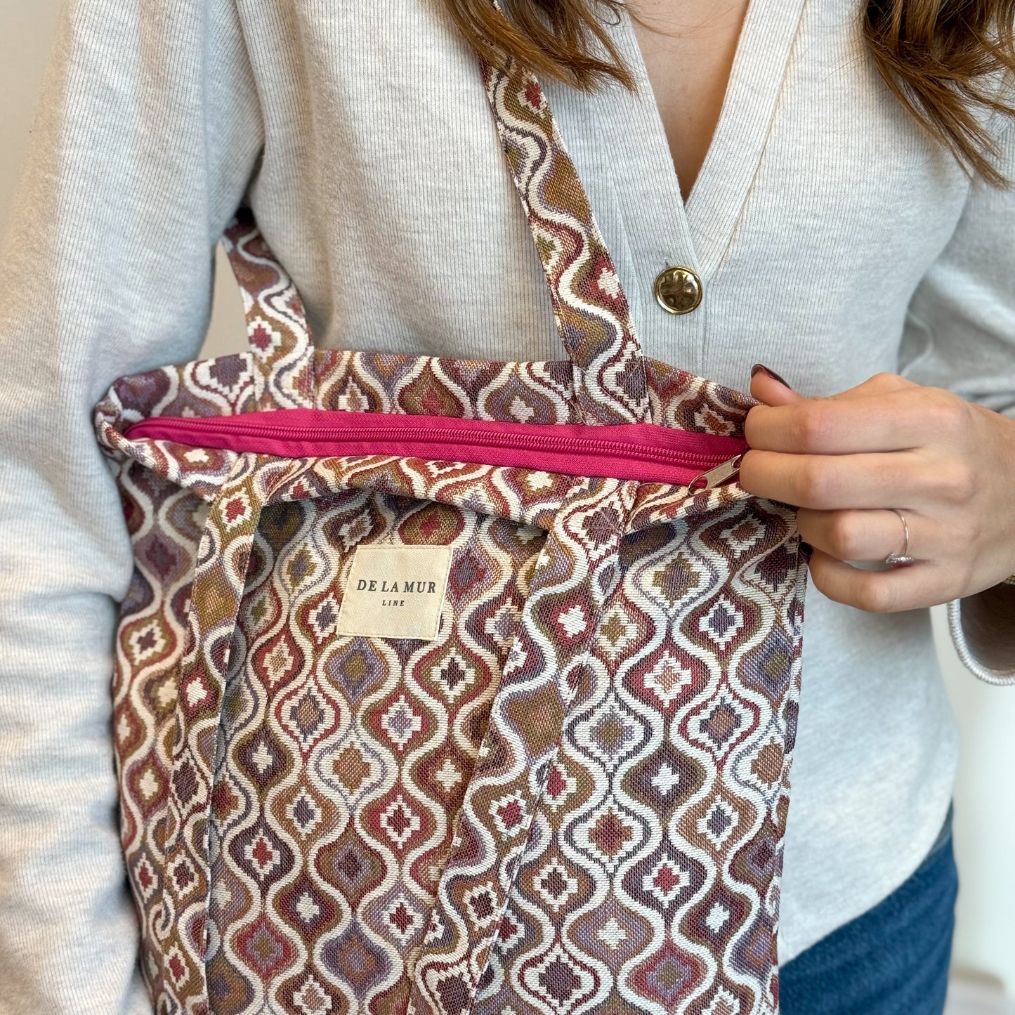 Tote Bag met rits ONDA