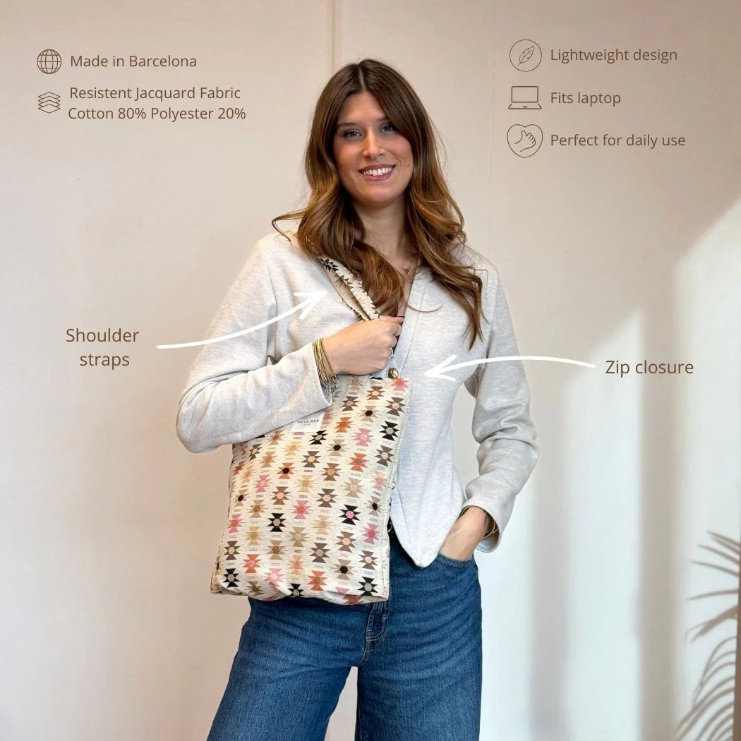 Tote Bag met rits ROYAL