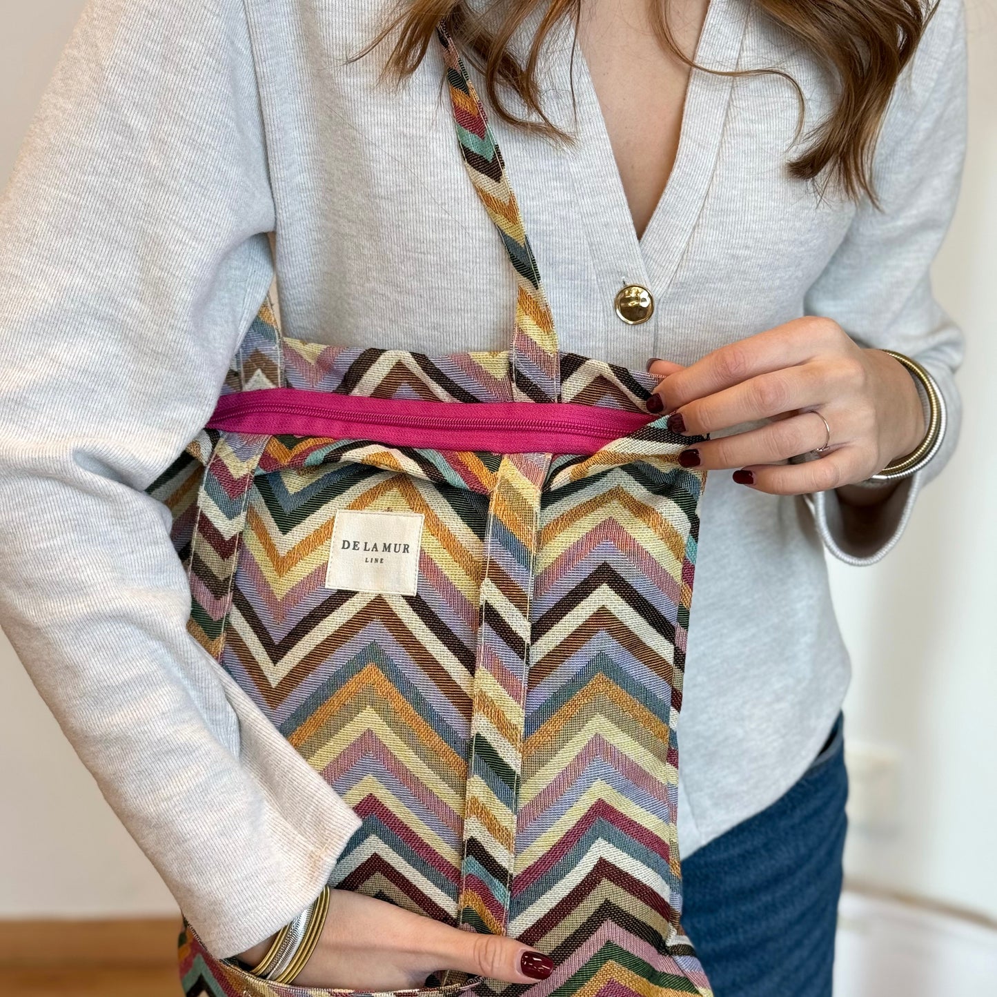Tote Bag met rits ZAGA