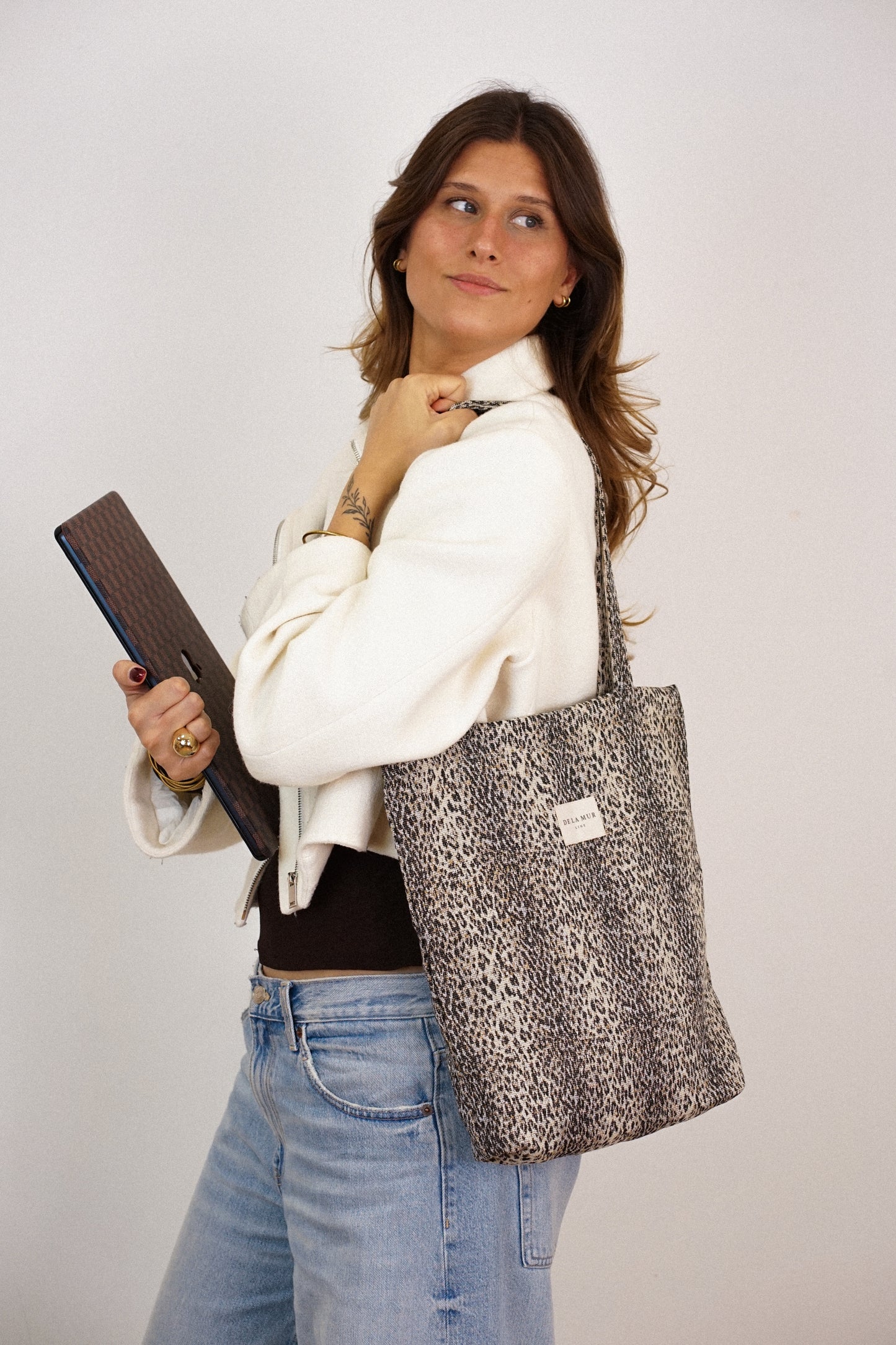 Tote Bag met rits LEO