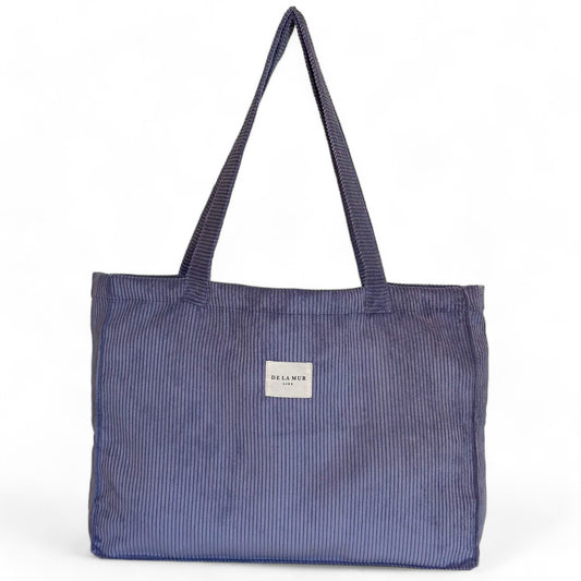 Rechthoekige Shopper De La Mur Line Rib PURPLE