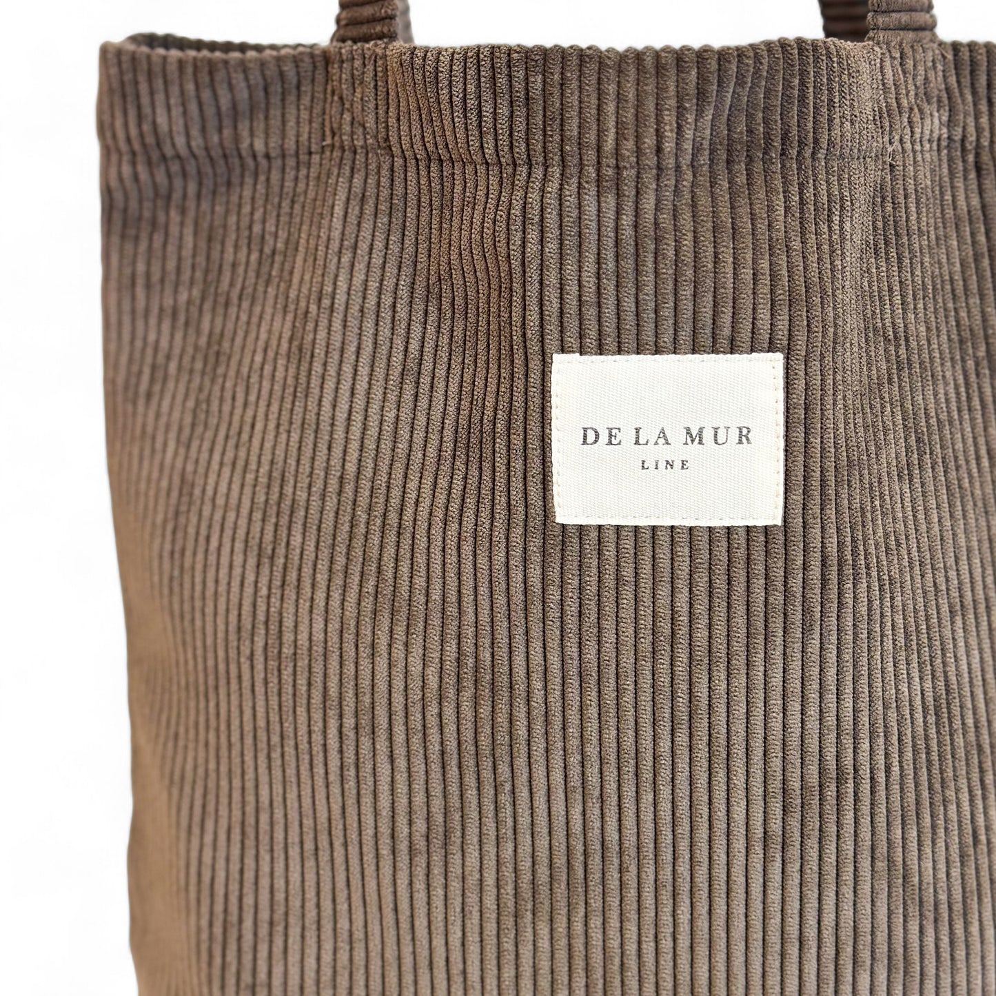 Rechthoekige Shopper Rib BROWN