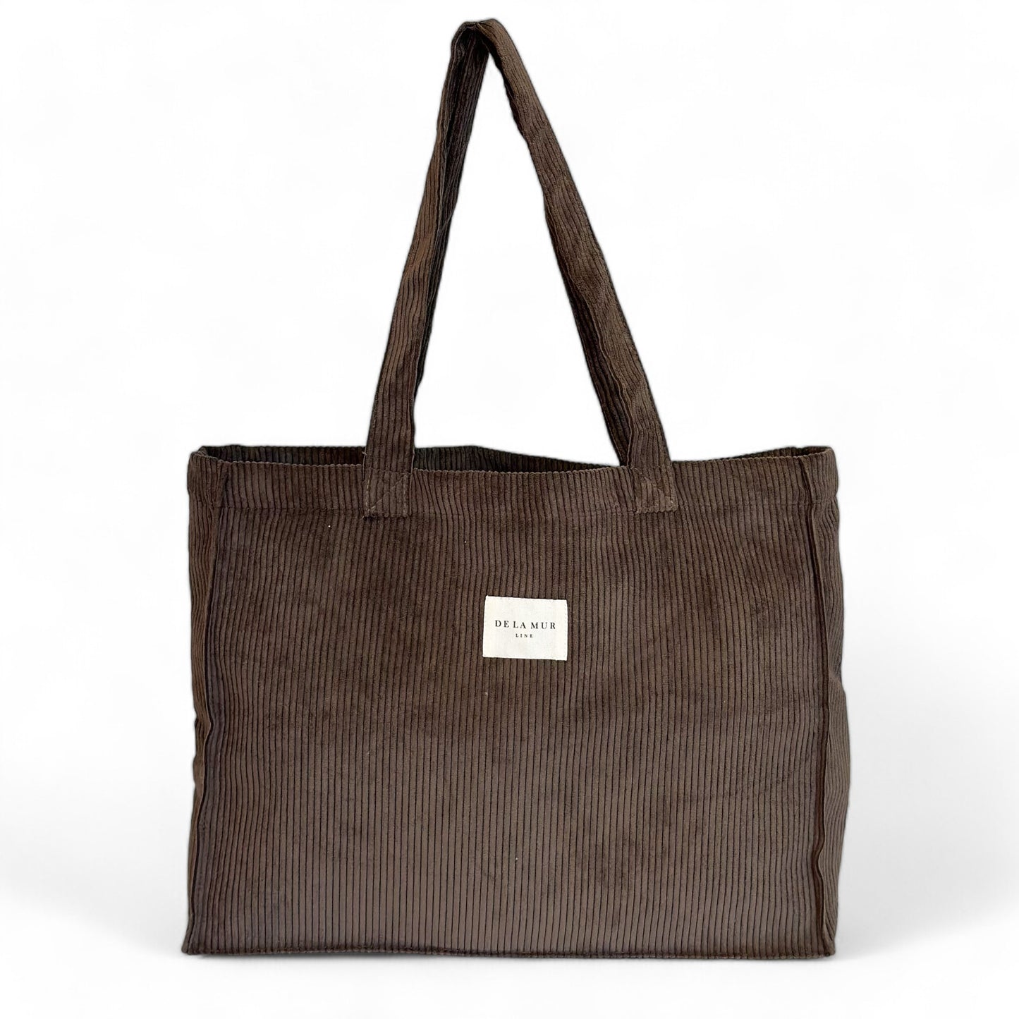 Rechthoekige Shopper De La Mur Line Rib BROWN