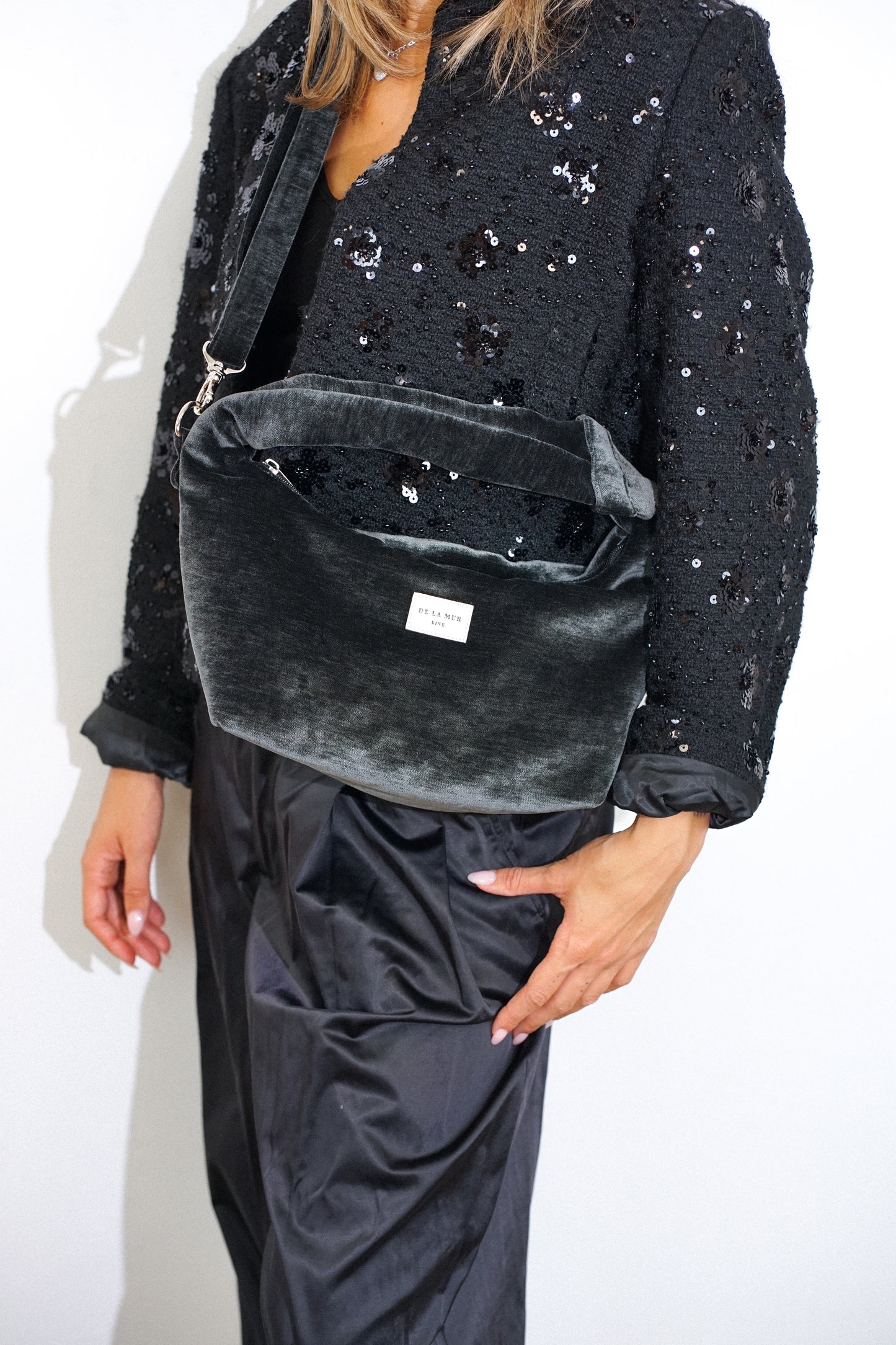 Schoudertas Medium Night Edition BLACK