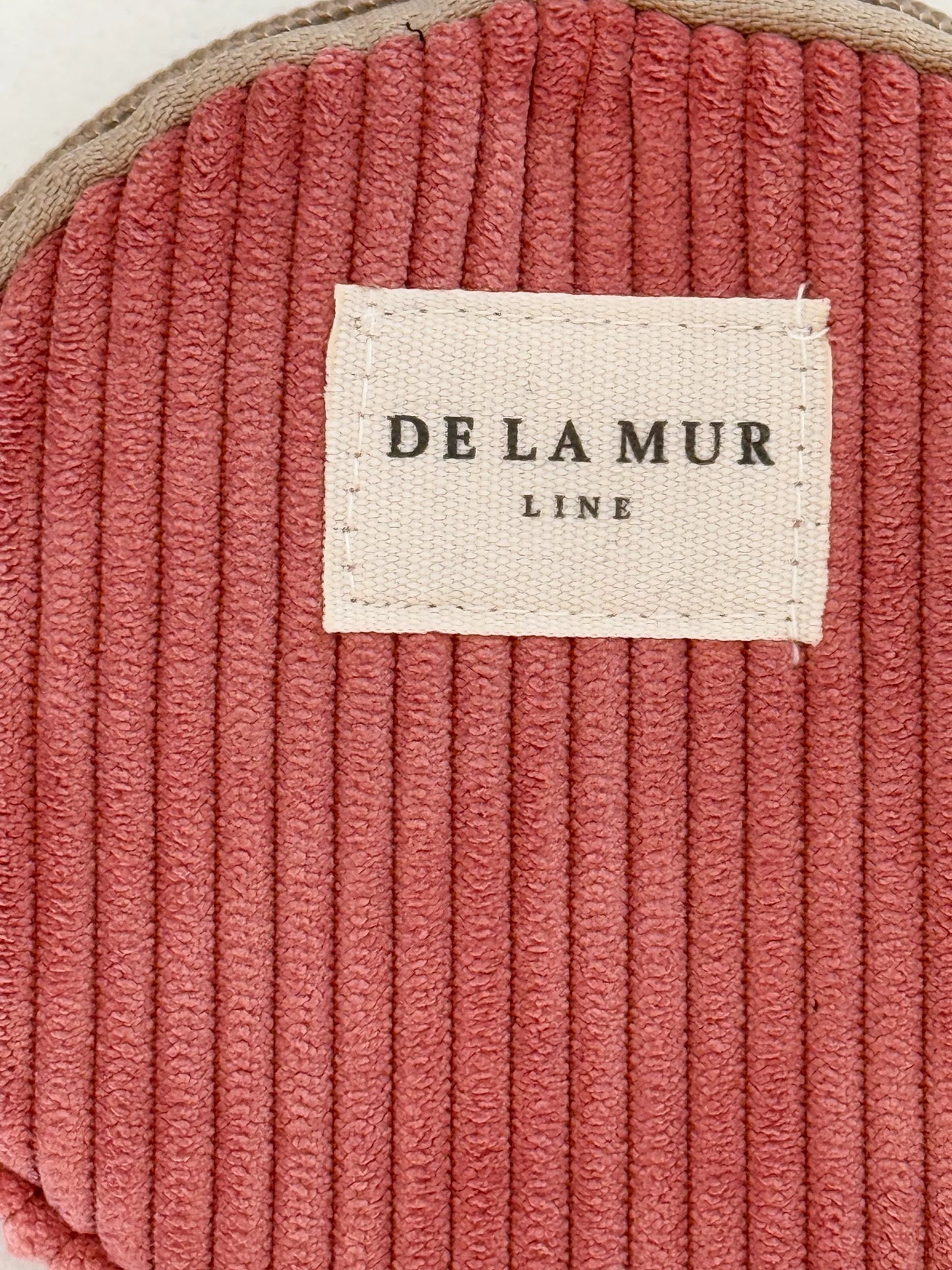 Portemonnee Rond Rib CORAL