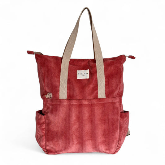 Rugzak Shopper Rib CORAL