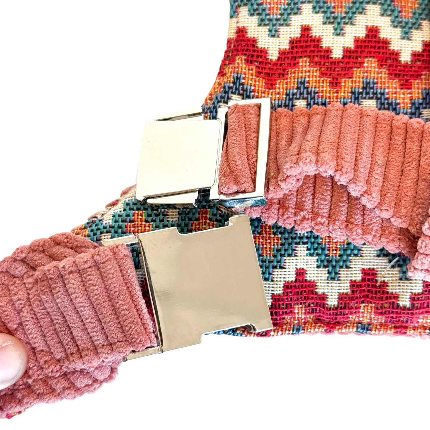 Hondenharnas en riem set Rib CORAL