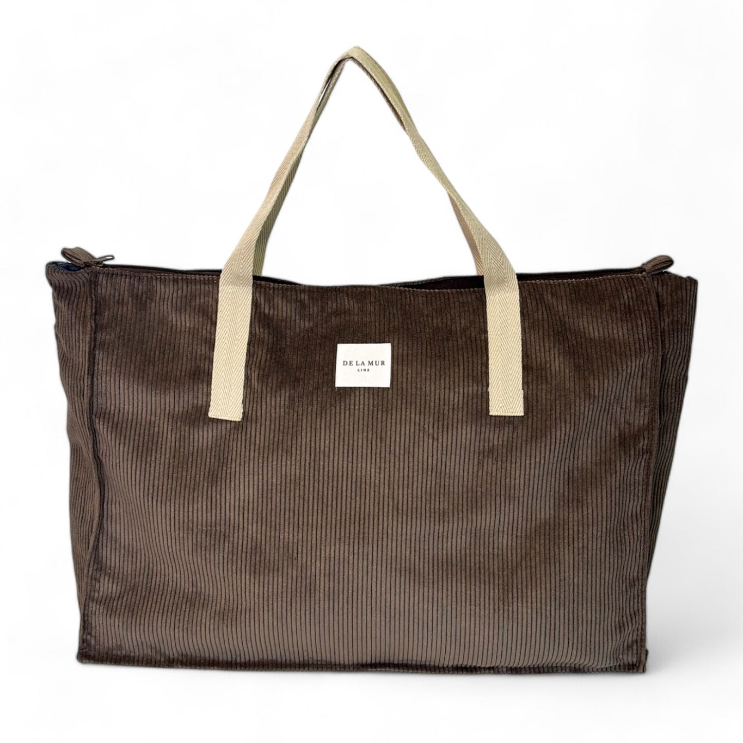 Weekendtas de La Mur Line Rib BROWN