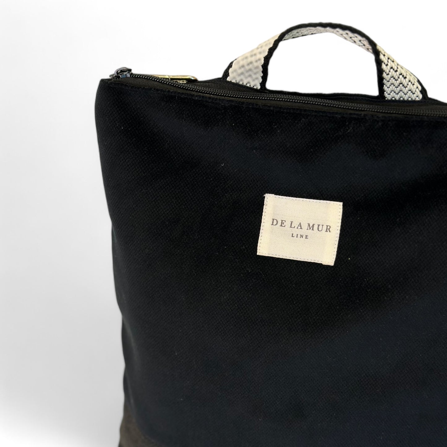 Mom Bag Luiertas Rugzak velvet zwart